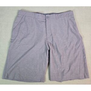 Johnnie-O Mens Performance Shorts Steel Grey JMSH1410 36 Golf Casual Stretch